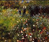Pierre Auguste Renoir Summer Landscape Aka Woman With A Parasol In A Garden painting
